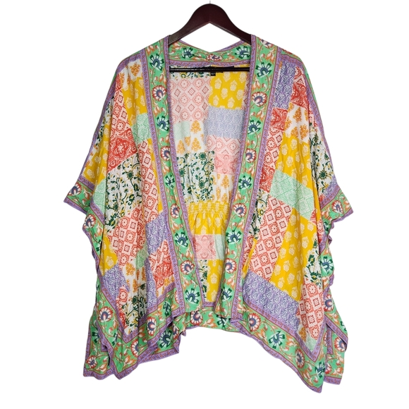 Tolani Multicolor Patterned Top - Picture 1 of 13